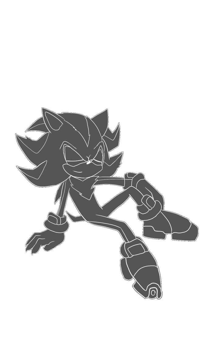 Shadow the ultimate life form by Stencilfox1 on DeviantArt