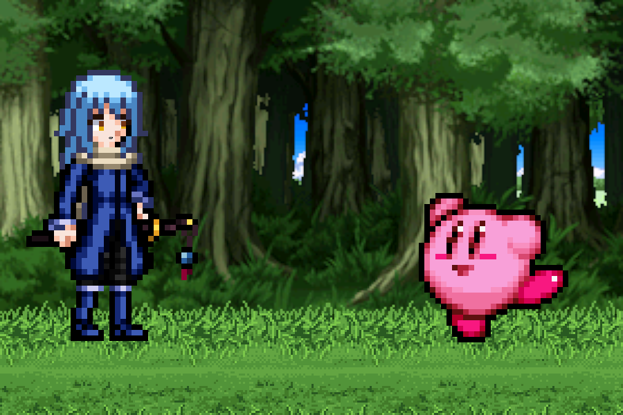 RNDM Rimuru And Kirby By BluefireProduction On DeviantArt rndm-rimuru-and-kirby-by-bluefireproduction-on-deviantart