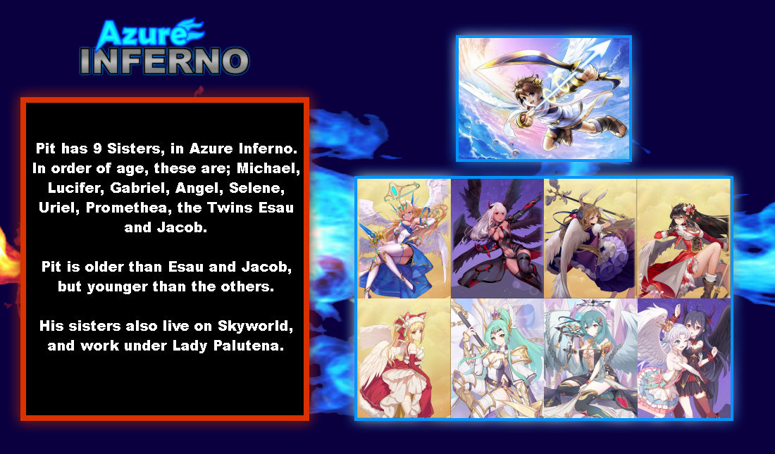 (old) Azure Fact 92 Pit's Sisters by BluefireProduction on DeviantArt
