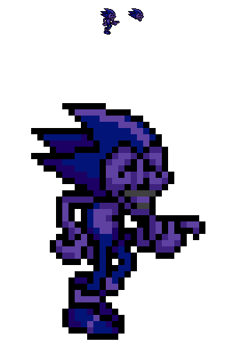 Custom Sprite - Majin Sonic by BluefireProduction on DeviantArt