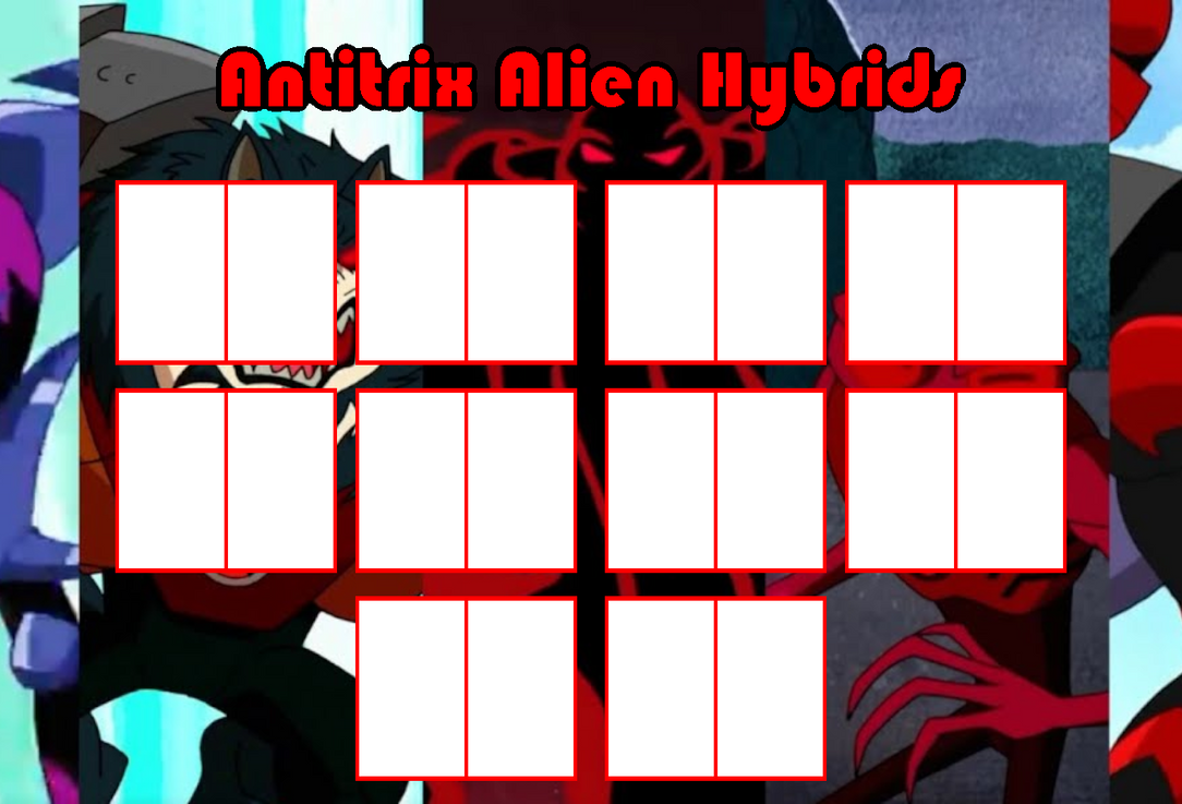 Antitrix Alien Hybrids - template by BluefireProduction on DeviantArt