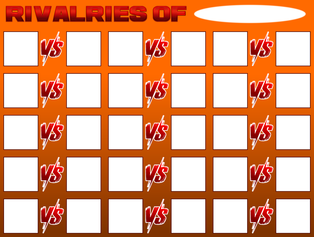Rivalries of - template by BluefireProduction on DeviantArt