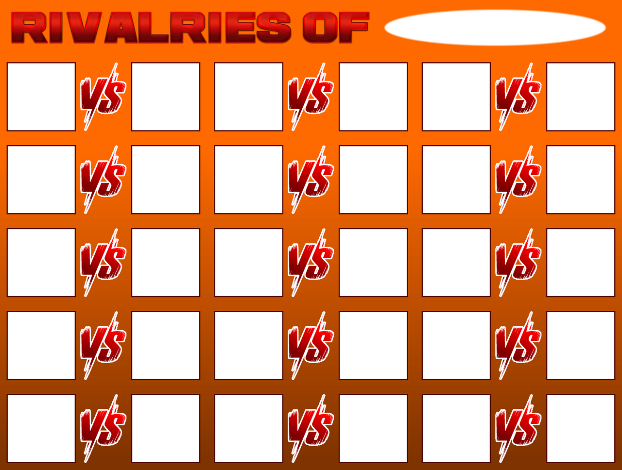 Rivalries of - template by BluefireProduction on DeviantArt