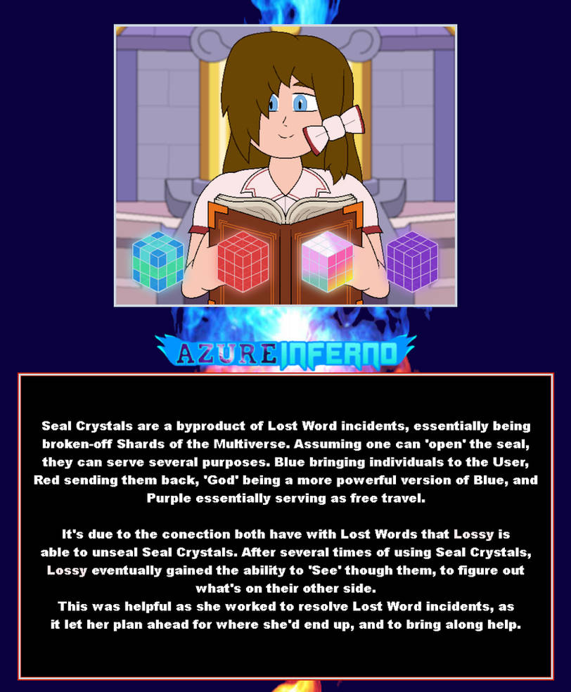 Azure Fact Seal Crystals by BluefireProduction on DeviantArt