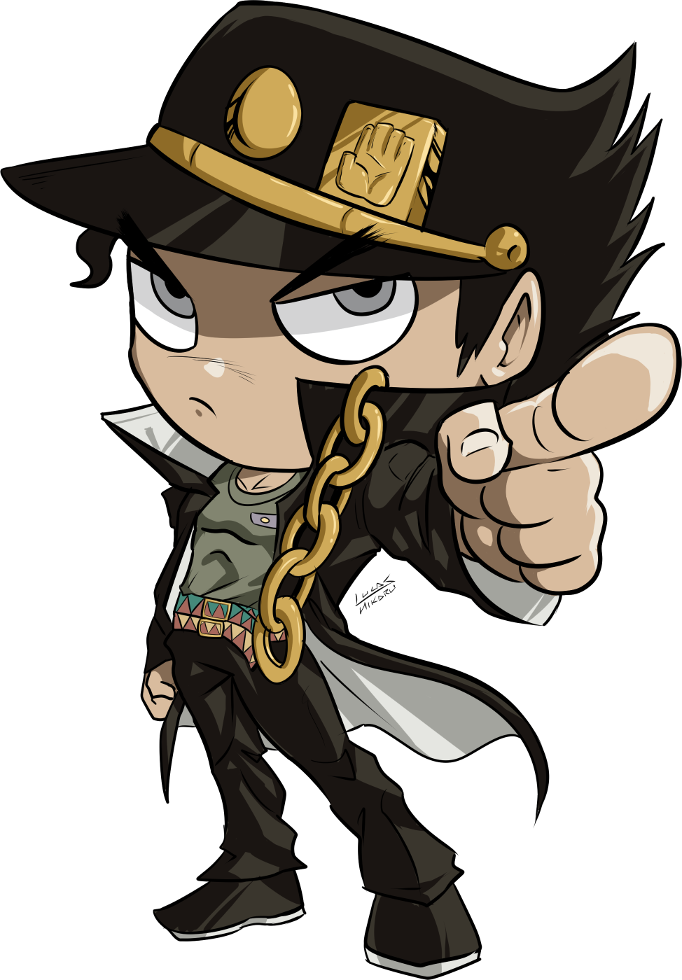 JOJO :: Jotaro Kujo and stand by Katong999 on DeviantArt