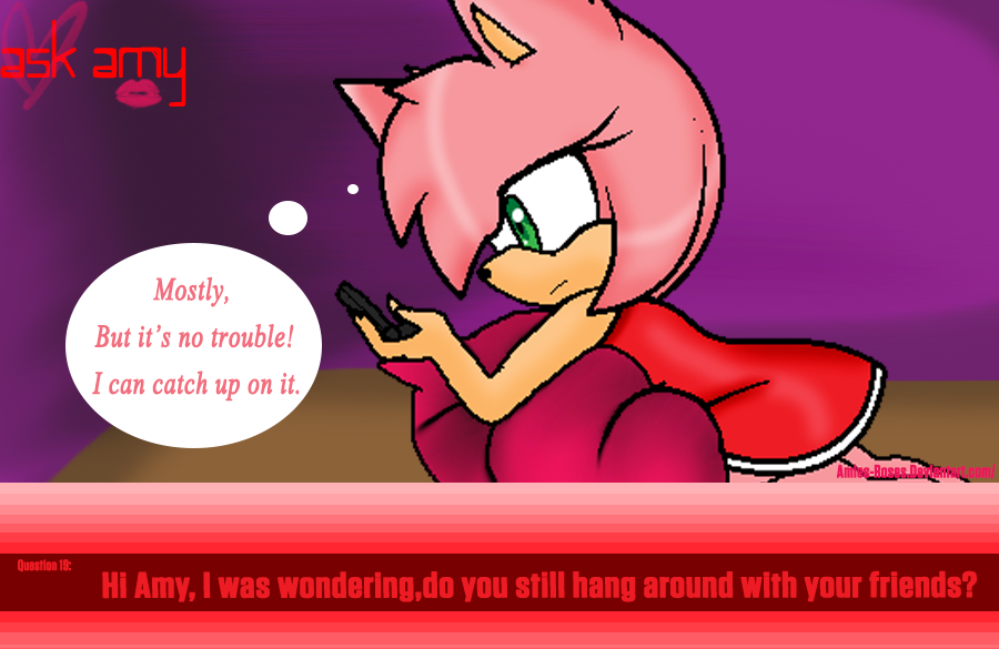 Ask Amy: Question 19: amyrose-sonic