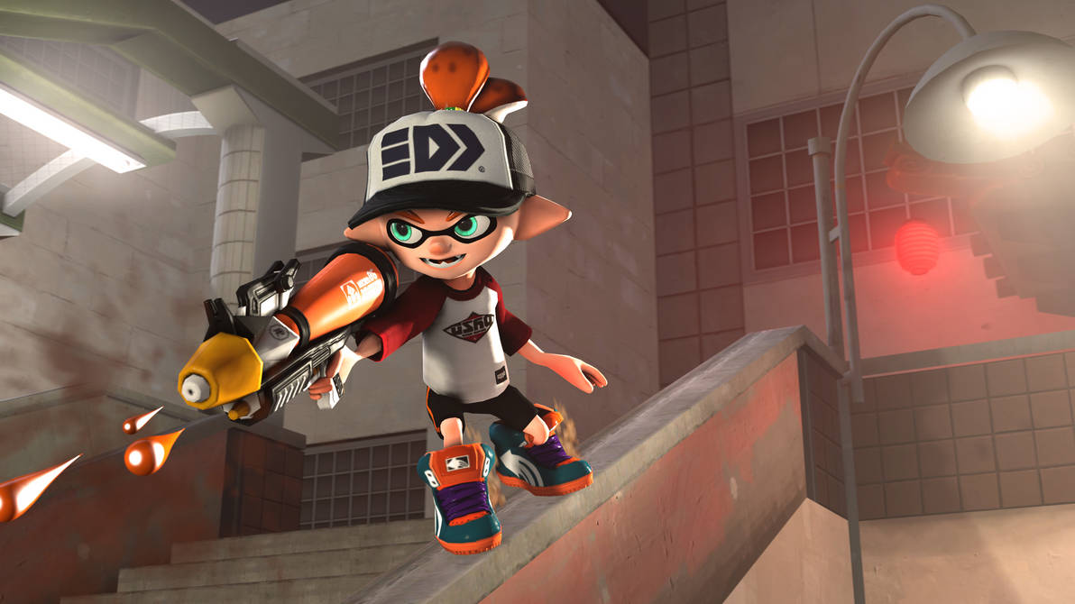 Orange Inkling by Poool157 on DeviantArt