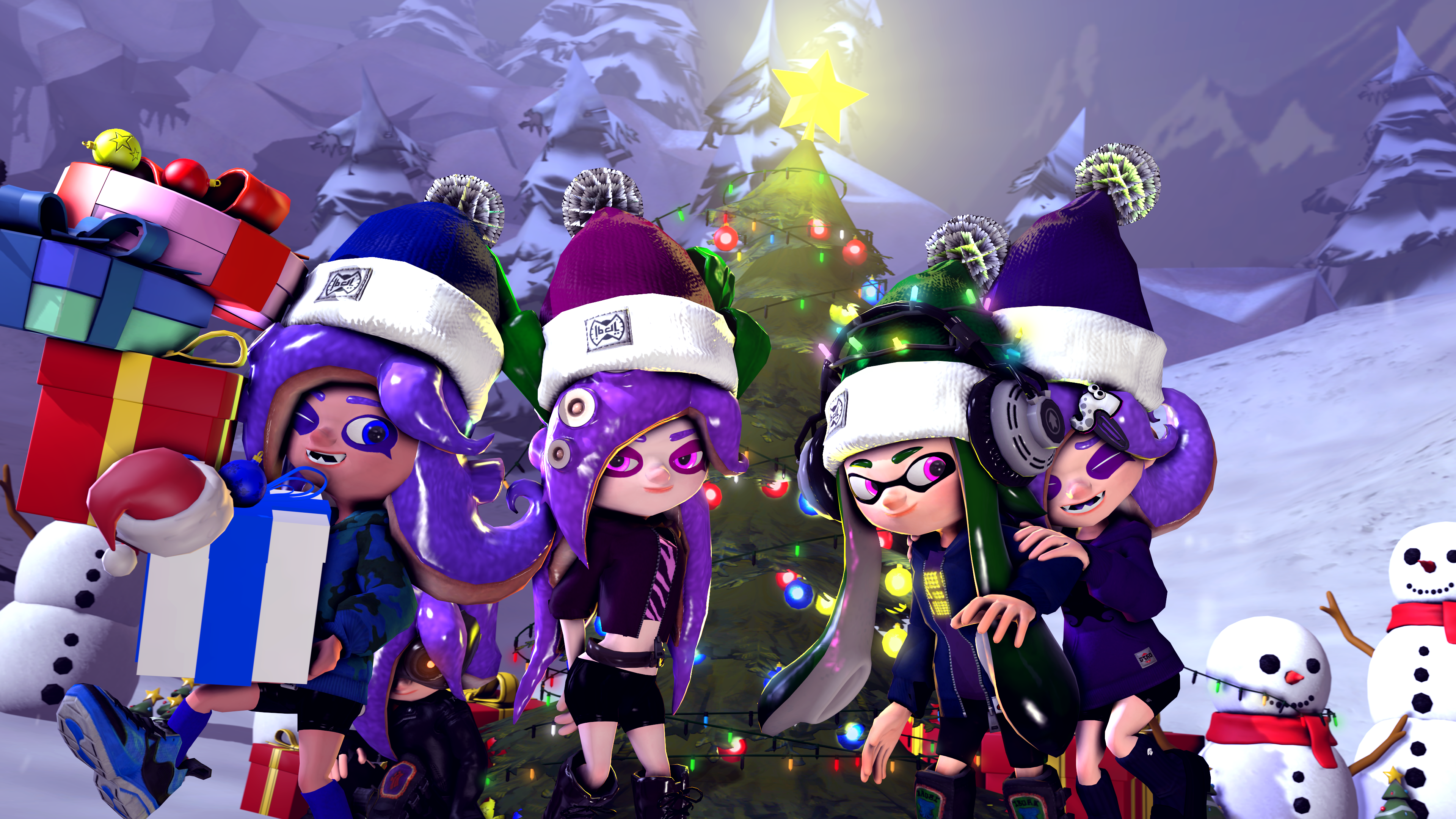 Merry Squid/Octo-Mas (Christmas 2016)