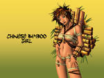 Chinese Bamboo Girl by augustc4