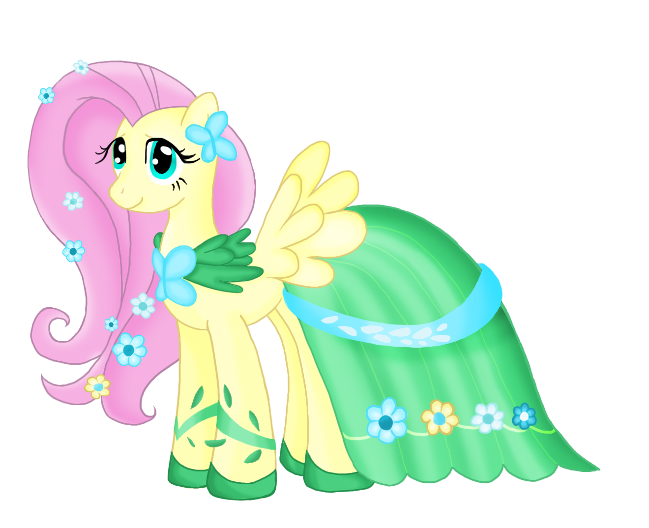 Fluttershy's Gala Dress