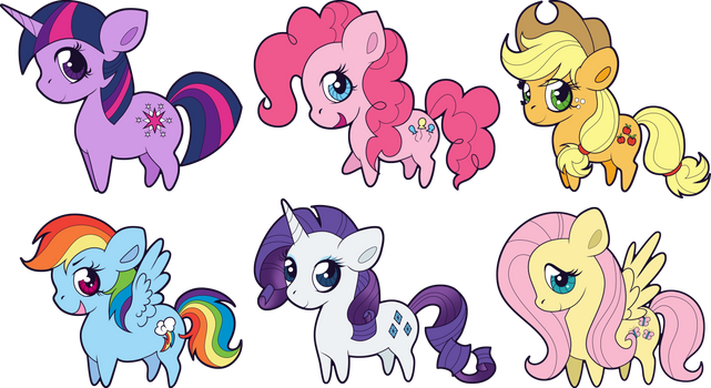 Chibi Mane Six