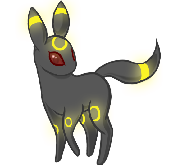 First Tablet Drawing: Umbreon