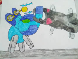 beetle blue vs tritureitor!