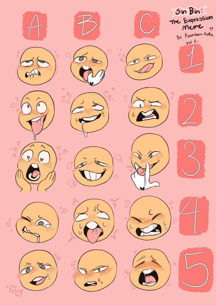 expression challenge kek by 419pm on DeviantArt