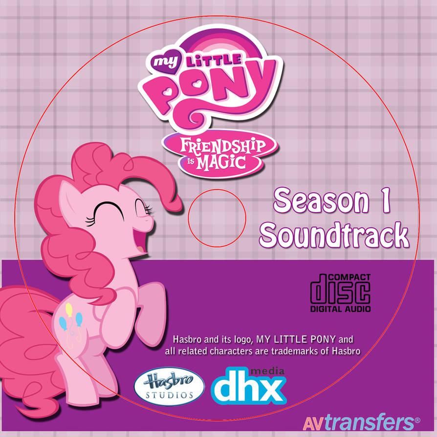 Mlp Cd Rom MLP FiM Season One Soundtrack CD Label by fancycat2008 on DeviantArt