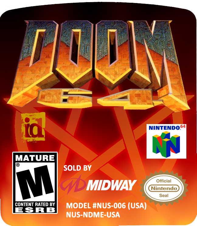 Custom Doom 64 Label (N64) by fancycat2008 on DeviantArt