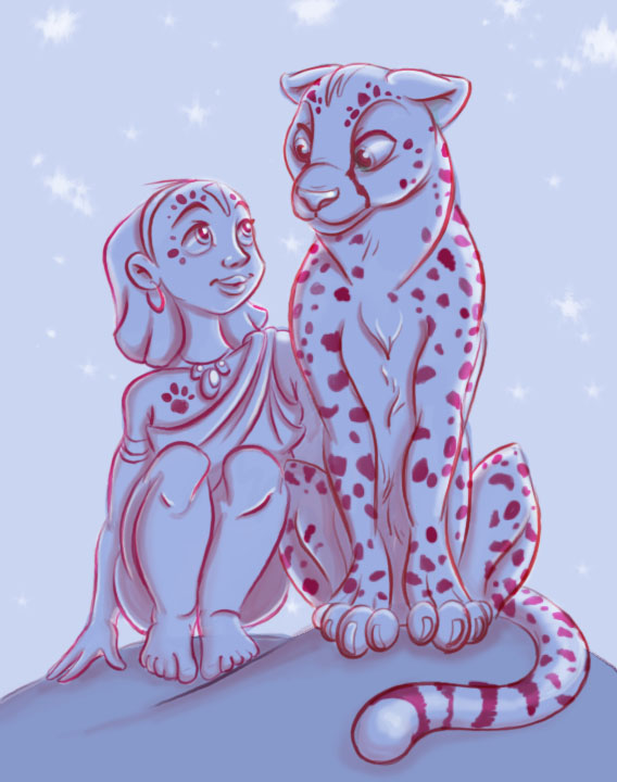 Cheetah Doodle.