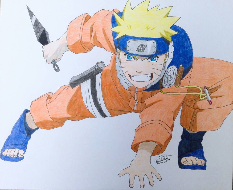 Naruto - Pencil Drawing by Numzie on DeviantArt