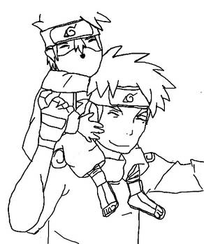 Kakashi and his Dad