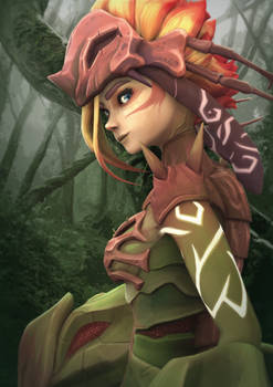 Original character: Vigdis - Flower rebel