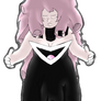 Black Lantern Rose Quartz