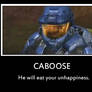 caboose demotivational post.