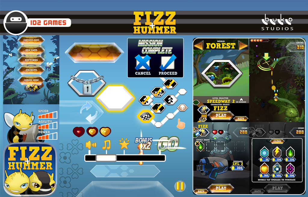 Fizz+Hummer iOS Shmup by buko-studios