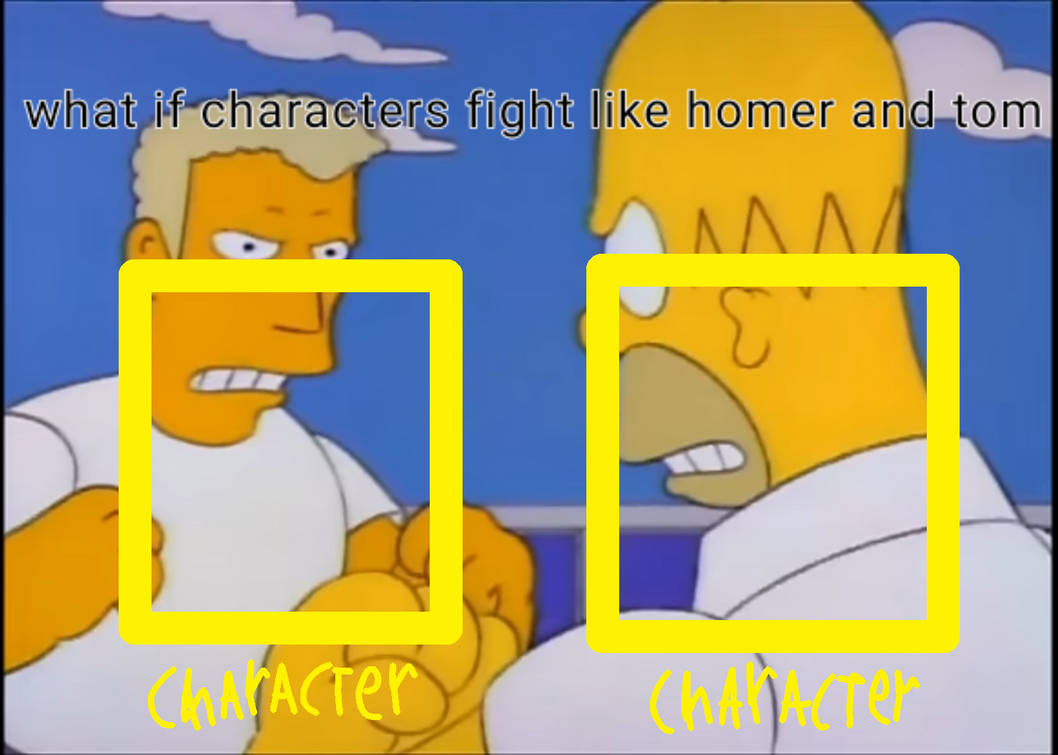 Homer Simpson Rival What if this characters fight like homer and tom by kirillart2009 on ...