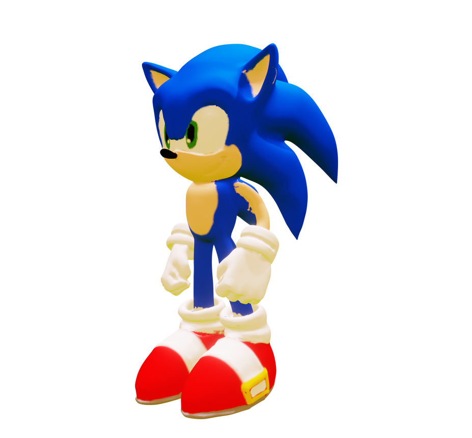 Dreamcast Sonic Render by yosder-man on DeviantArt