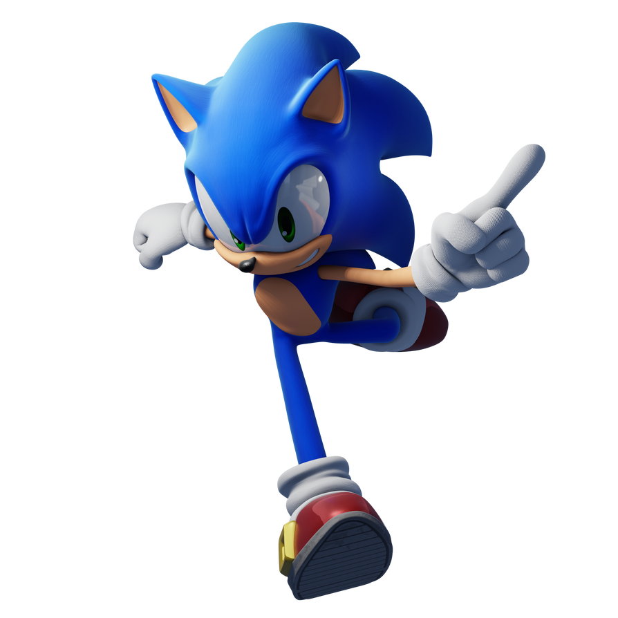 Sonic Rivals Render by yosder-man on DeviantArt