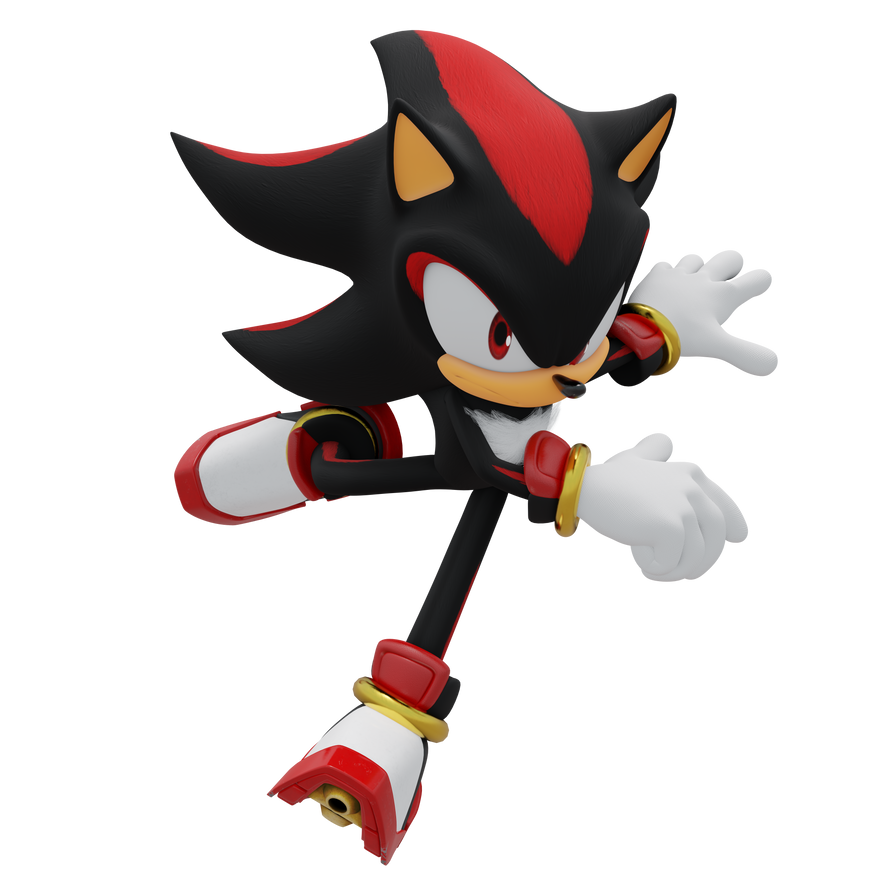 Shadow Halftone Rivals Sonic Rivals Shadow Render by yosder-man on DeviantArt