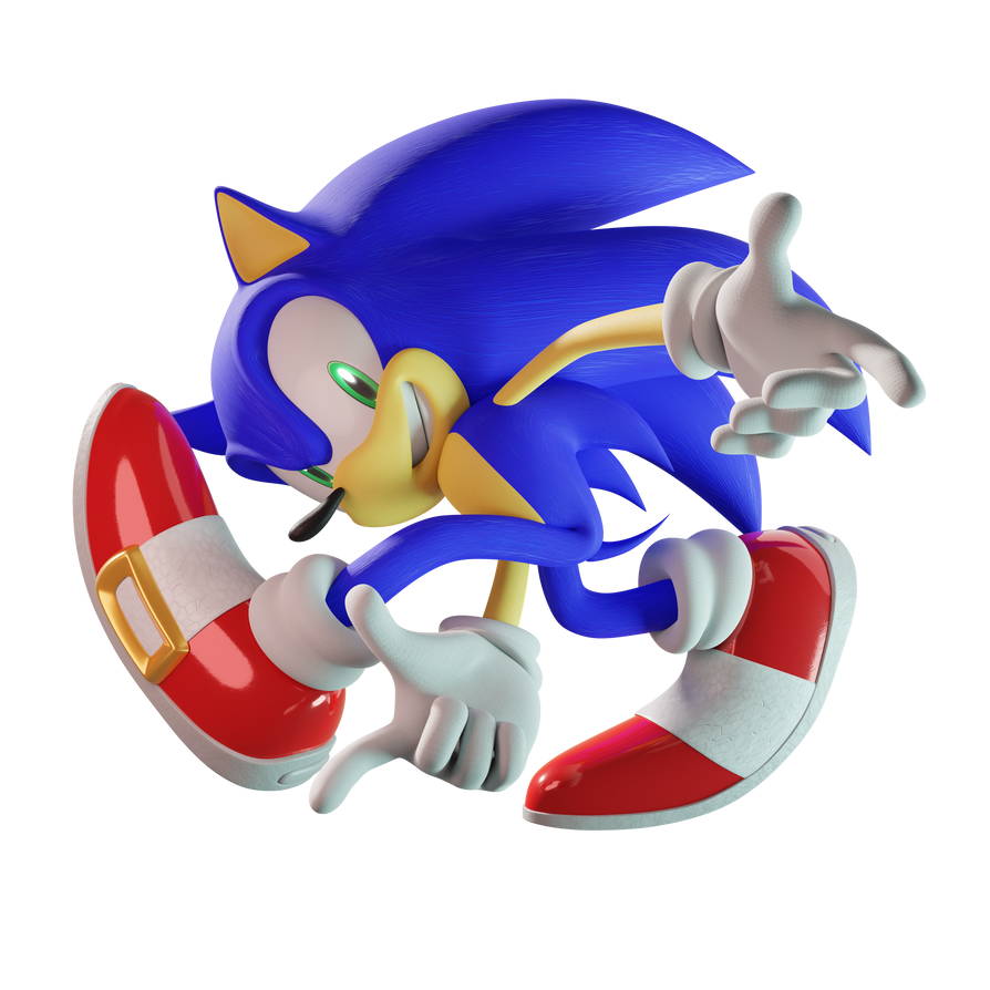 Sonic Adventure Pose Render by yosder-man on DeviantArt
