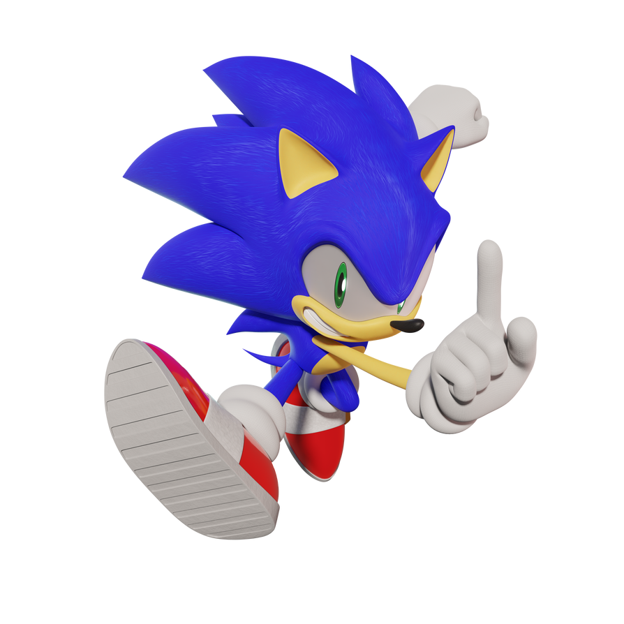 Another Sonic The Hedgehog 2006 Sonic Render by yosder-man on DeviantArt