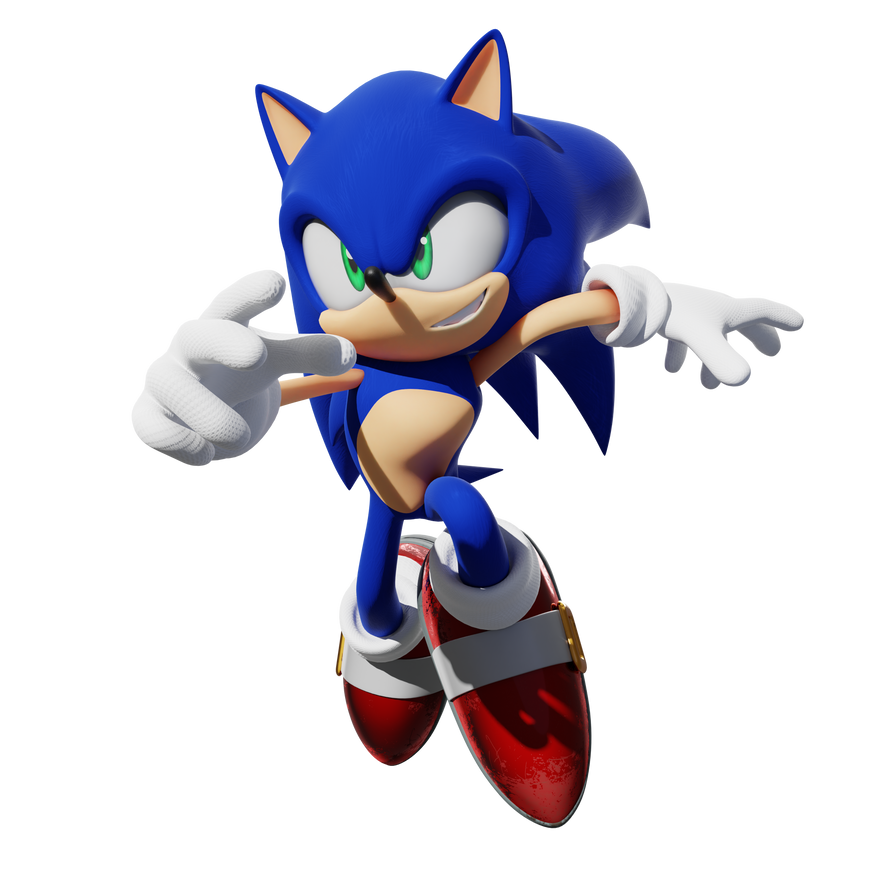 Sonic The Hedgehog 2006 Pose Render by TBSF-YT on DeviantArt