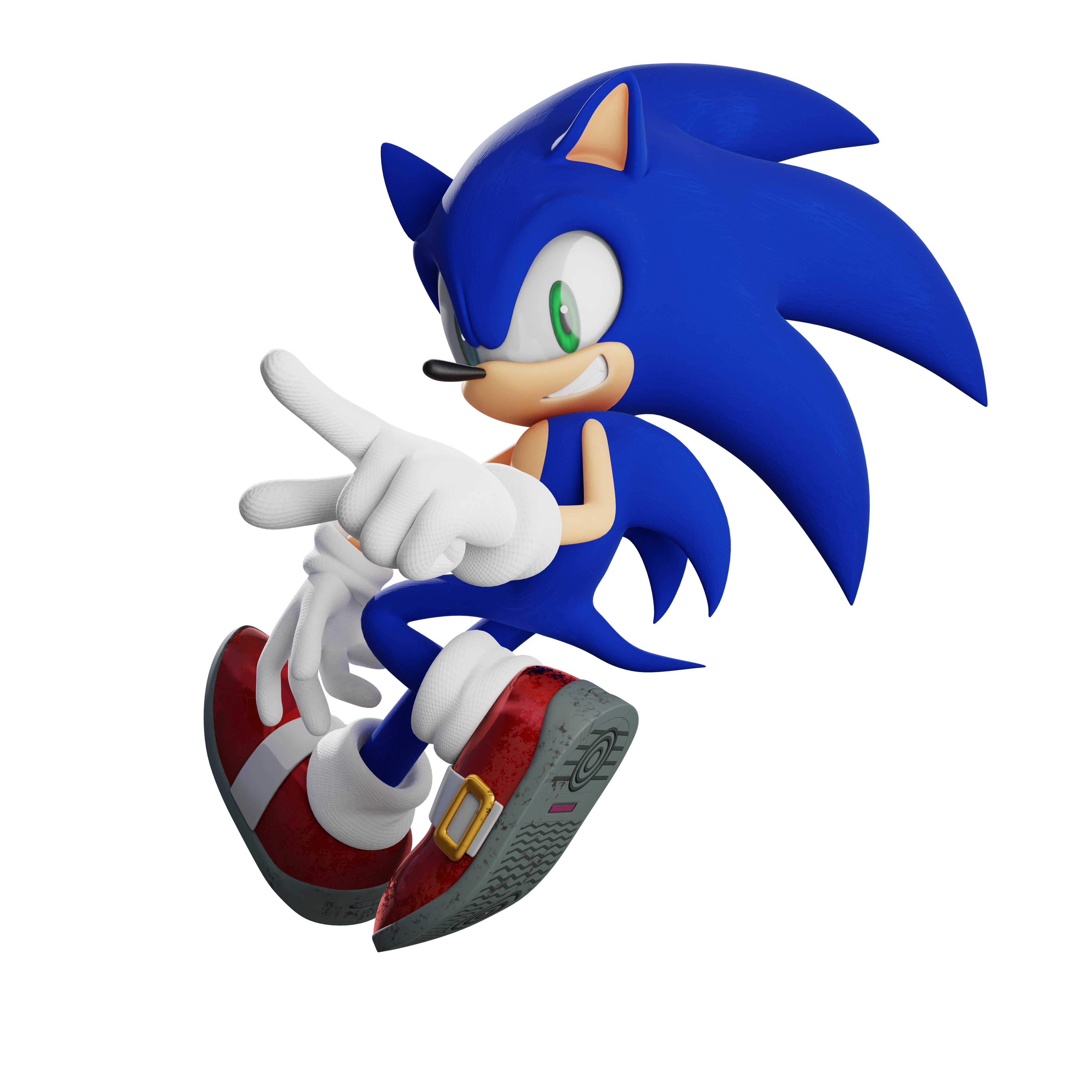 Classic Sonic Render by Peppermint08 on DeviantArt