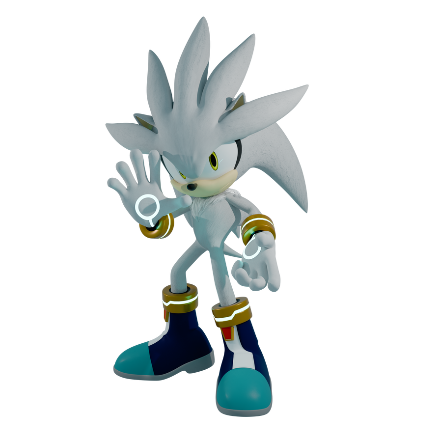Sonic The Hedgehog 2006 Silver Render by yosder-man on DeviantArt