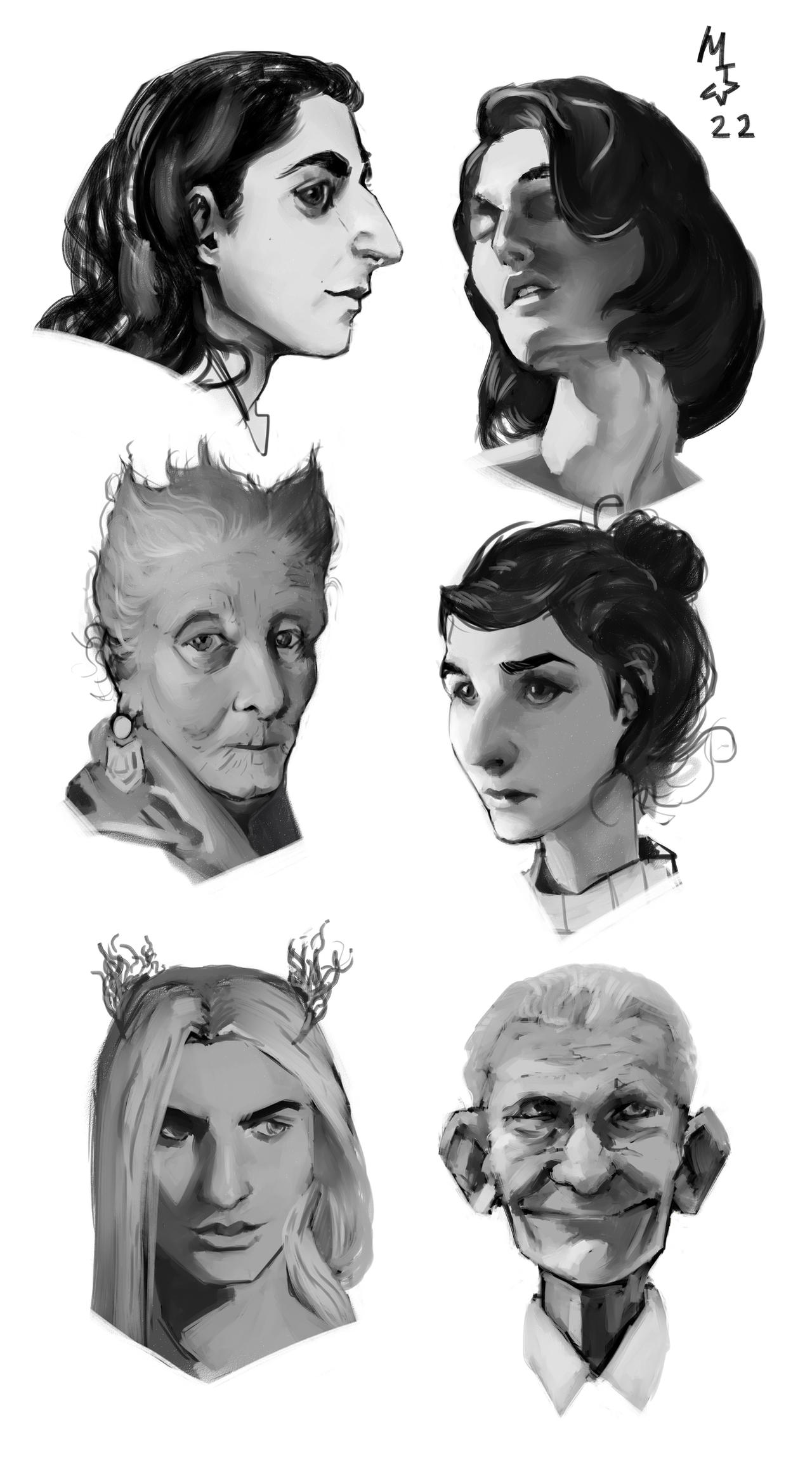 random faces 4 by Mental-Fox-Tich on DeviantArt