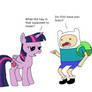 Finn and Jake meet Twilight Sparkle