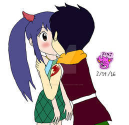 My first kiss went a little like...