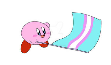 Kirby - Trans Pride Flag