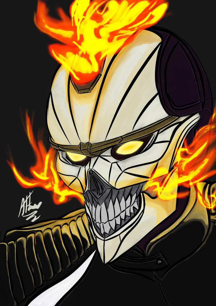 Robbie Reyes Ghost Rider by HanauArt on DeviantArt