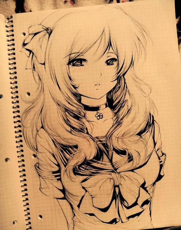 Anime drawing