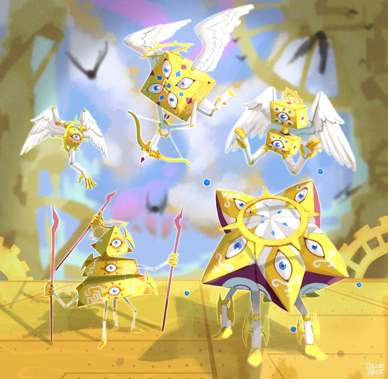 Base Modrons by owlapin on DeviantArt