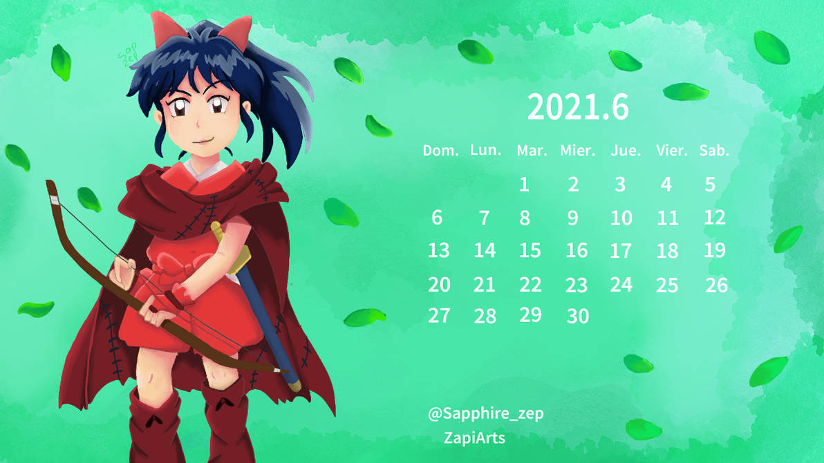 Moroha Calendario by ZapiArts on DeviantArt