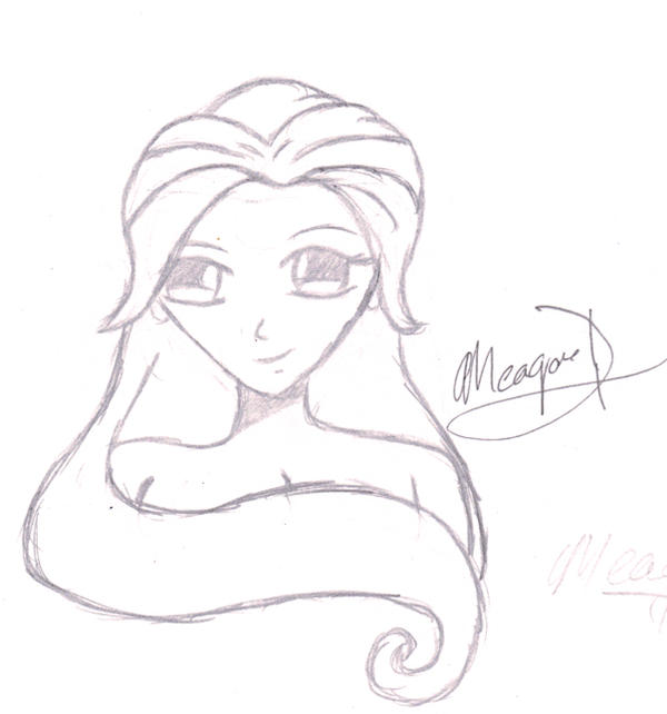 Princess Belle Head Sketch By Disneyprincesslover On Deviantart