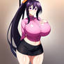 Beautiful Akeno Himejima Ready to go on a Date