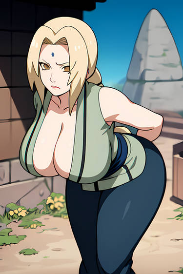 Tsunade Senju Showing Cleavage