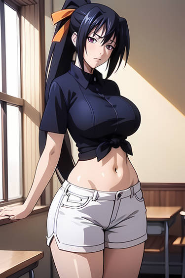 Akeno Uchiha Glaring at YOU