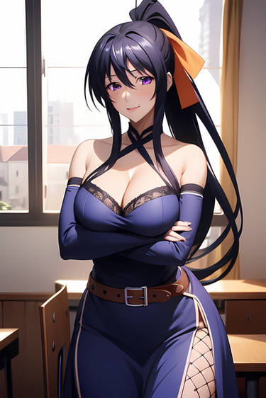 Akeno Himejima in Mei Terumi Outfit