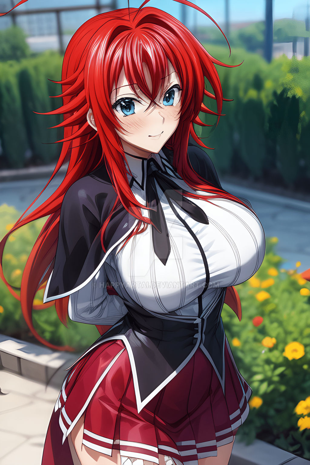 Rias Gremory Sexy Student By HappyArtAi On DeviantArt rias-gremory-sexy-student-by-happyartai-on-deviantart